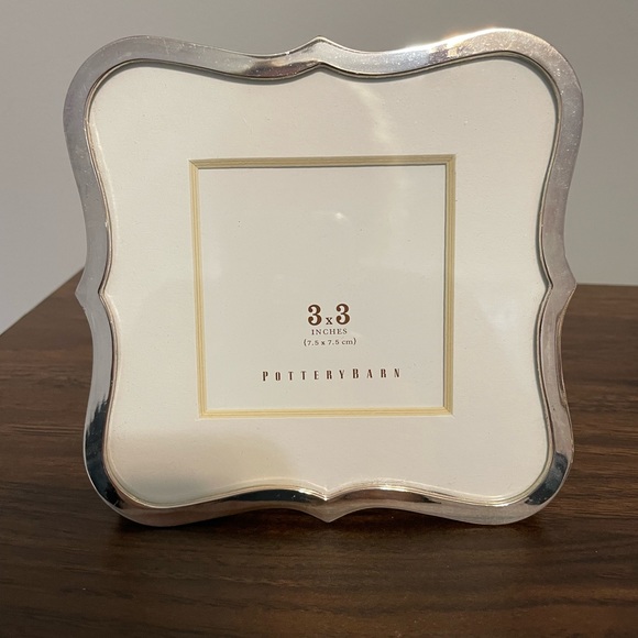 Pottery Barn Accents Pottery Barn Silver 3x3 Picture Frame Poshmark